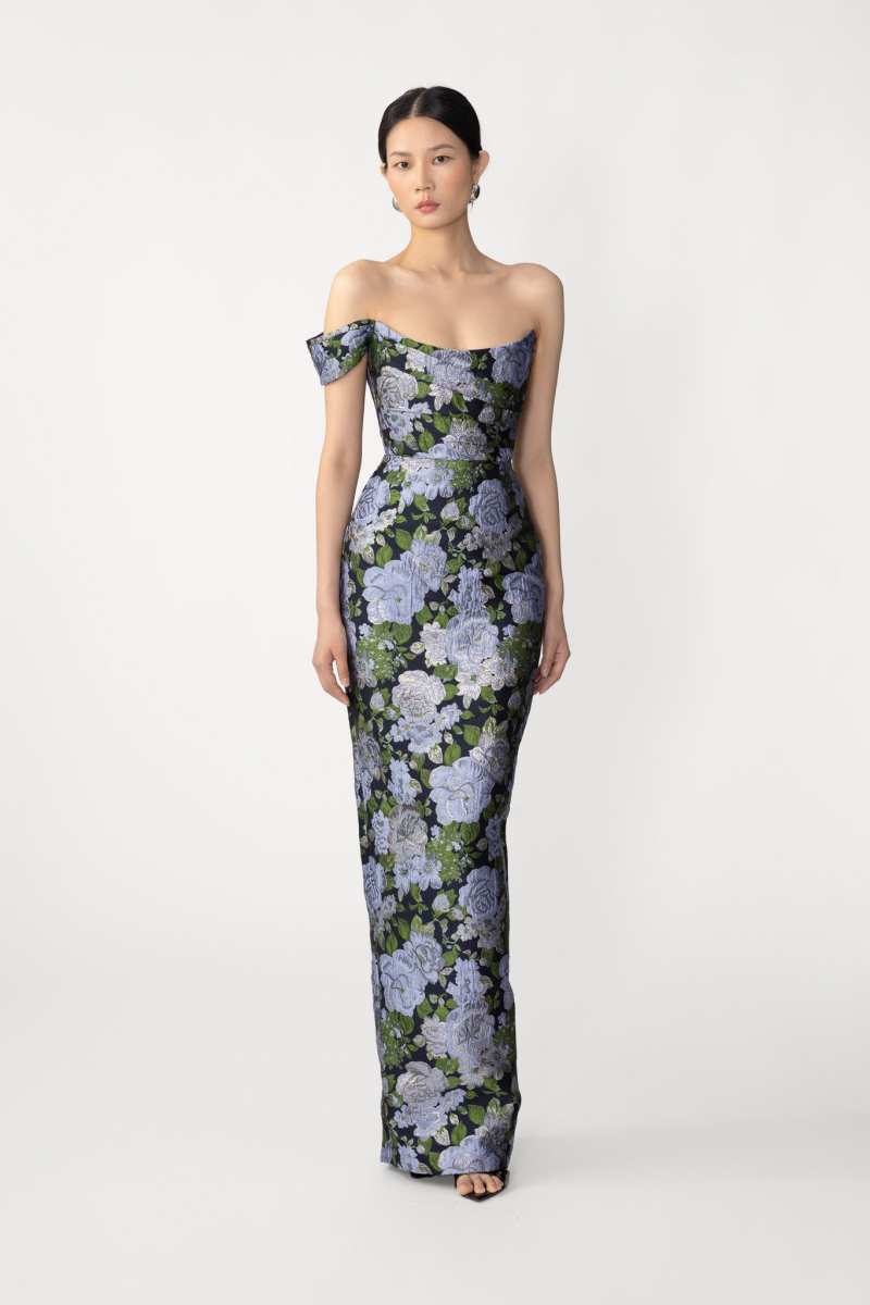 Jackson Jacquard Gown
